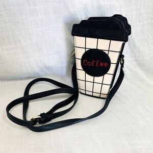 Novelty Espresso Cup Purse Crossbody Strap Dopamine Fashion Coffee Lover Bag
